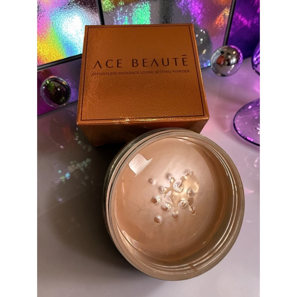 Ace Beaute - Effortless Radiance Loose Setting Powder - Shade: Deep - *NIB*
